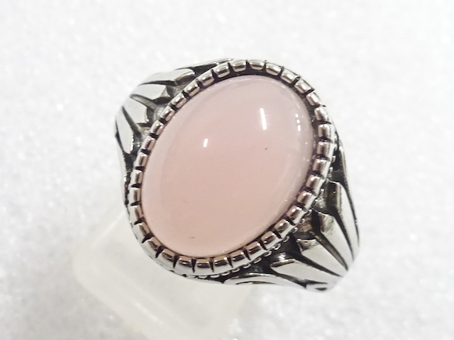 JAPANESE KIMONO / ANTIQUE COLORED STONE RING (SIZE 23)